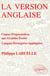 Version anglaise (La)