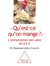 "qu'est-ce quon mange ?" - l?alimentation des ados de A à Z