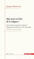 Que peut-on faire de la religion ? deux fragments inédits de Wittgenstein
