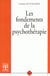 Les fondements de la psychothérapie