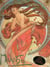 Mucha - livre avec 8 posters détachables - art nouveau