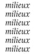 Milieux & créativités