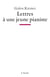 Lettres à une jeune pianiste