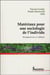 Matériaux pour une sociologie de l'individu - perspectives et débats