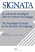 SIGNATA n.8 : la notion de paradigme dans les sciences du langage - the paradigm concept in the sciences of language