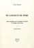 Du Logos et du Père. Interrogations sur le chapitre XVII de l'Évangile selon Jean. Essai esotérique