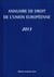 Annuaire de droit de l'Union européenne 2013