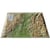 Carte en relief de la Drôme-Ardèche
