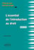 L'essentiel de l'introduction au droit