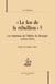 Le feu de la rébellion ? - les imprimés de l'affaire de Bretagne (1764-1769)