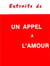 Extraits de un appel a l amour