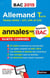 ANNALES BAC 2015 ALLEMAND TERM TOUTES SERIES SUJETS & CORRIGES N15