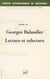 CAHIERS INTERNATIONAUX DE SOCIOLOGIE n.110/1 : Georges Balandier - lecture et relecture