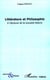 Litterature et philosophie - à l'épreuve de la nouvelle théorie