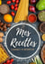 Carnet de recettes a remplir - mes recettes - livre de cuisine personnalisable, grand format