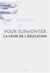 Pour surmonter la crise de l'éducation