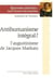 Antihumanisme intégral : L'augustinisme de Jacques Maritain