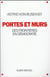 Portes et murs - des frontières en démocratie