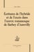 Écritures de l'hybride et de l'excès dans l'oeuvre romanesque de Barbey d'Aurevilly