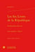 Les six livres de la république - de republica libri sex - livre premier-liber i