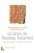 Le canon du Nouveau Testament
