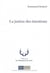 La justice des emotions