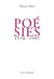 Poésies 1978 - 1997