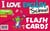 I love english school - anglais - cm1 - flash cards