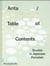 ARITA TABLE OF CONTENTS