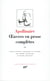 Oeuvres en prose complètes Tome 3