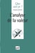 L'analyse de la valeur