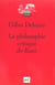 La philosophie critique de Kant