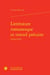 Littérature romanesque et travail précaire (1918-1939)