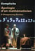 Apologie d'un mathématicien - a disappearing number