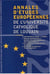 Annales d'études européennes de l'UCL t.6 (édition 2002)