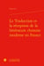 La traduction et la réception de la littérature chinoise moderne en France