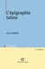 L'épigraphie latine