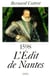 L'edit de nantes 1598