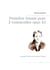 Première sonate pour 2 violoncelles opus 43 - arrangée et éditée par micheline cumant