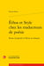 Éthos et Style chez les traducteurs de poésie : Keats, Leopardi et Heine en français