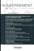 Revue gouvernement et action publique n.8/1