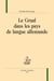 Le Graal dans les pays de langue allemande