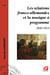 Les relations franco-allemandes et la musique à programme - 1830-1914