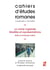 Cahiers d'études romanes n.45 : le crime organisé, réalités et représentations : Italie et Amérique latine