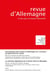 Revue d'Allemagne et des pays de langue allemande n.57