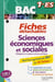 Objectif bac - sciences économiques et sociales - 1ère s - fiches détachables