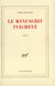 Le manuscrit inacheve
