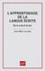 Apprentissage de la langue écrite