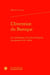L'invention du baroque : les anthologies de poésie française du premier xviie siècle