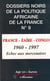 France-Zaïre-Congo 1960-1997